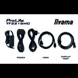 iiyama ProLite TF2215MC-B2 - LED monitor - 22" (21.5" zobrazitelný) - open frame - dotykový displej - 1920 x 1080 Full HD (1080p) @ 60 Hz - IPS - 350 cd/m2 - 1000:1 - 14 ms - HDMI, VGA, DisplayPort - černá