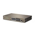 Tenda TEF1118P-16-150W PoE AT switch - 16x PoE 100 Mb/s + 1x Uplink 1Gb/s RJ45/SFP, PoE 135W,fanless