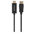 Manhattan Kabel DisplayPort na HDMI 1080p, 1m, černý