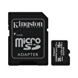 Kingston paměťová karta 16GB Canvas Select Plus microSDHC 100R A1 C10 Card + ADP