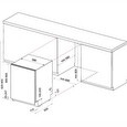 Whirlpool WIC 3C24 PS F E MYČKA NÁDOBÍ VESTAVNÁ PLNĚ INTEGROVANÁ 60cm
