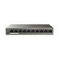 Tenda TEF1110P-8-63W PoE AT switch - 8x PoE 100 Mb/s + 2x Uplink 100 Mb/s, PoE max 63W, fanless