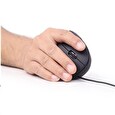 GEMBIRD myš MUS-ERGO-01, drátová, optická, vertikální, 1200-3200 dpi, USB, černá