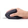 GEMBIRD myš MUS-ERGO-01, drátová, optická, vertikální, 1200-3200 dpi, USB, černá