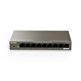Tenda TEG1109P-8-102W PoE AT switch 8x PoE 802.3af/at + 1x Uplink, 9x 1 Gb/s, PoE 102W, fanless