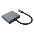 Akasa - adaptér Type-C na dual HDMI MST