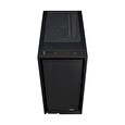 FSP/Fortron ATX Midi Tower CMT140 Black, průhledná bočnice