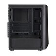 FSP/Fortron ATX Midi Tower CMT151 Black, průhledná bočnice, 1 x A. RGB LED 120 mm ventilátor