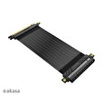 Akasa Riser black X2, 20 cm