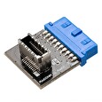 Akasa redukce z 19-pin na 20-pin USB 3.1 Gen1 / AK-CBUB51-BK / černý