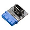 Akasa redukce z 19-pin na 20-pin USB 3.1 Gen1 / AK-CBUB51-BK / černý