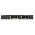ZyXEL GS1900-24EP 24-port Gigabit Smart Managed PoE Switch, 24x gigabit RJ45 (z toho 12x PoE), PoE budget 130W