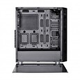 Spire skříň VISION 7025 RGB + 4x 12CM RGB fans, Midi Tower, gaming, bez zdroje, Black