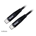 Akasa - USB Type-C kabel - 1m