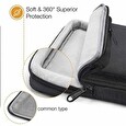 tomtoc Messenger – 16" MacBook Pro 2019, černá