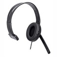 Manhattan Sluchátka s mikrofonem Mono USB Headset, černá