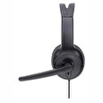 Manhattan Sluchátka s mikrofonem Mono USB Headset, černá