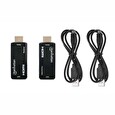 Manhattan HDMI Extender by Single Cat5e/6 up to 60m, Black, Retail Box