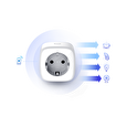 D-Link DSP-W218 Mini Wi-Fi Smart Plug with Energy Monitoring, schuko