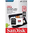 SanDisk MicroSDHC karta 32GB Ultra (120MB/s, A1 Class 10 UHS-I, Android - Tablet Packaging, Memory Zone App) + adaptér