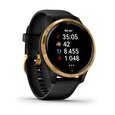 Garmin GPS elegantní sportovní hodinky Venu Gold/Black Band