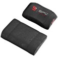 SPC Gear SR600 RD herní židle imitace kůže černočervená