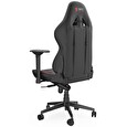 SPC Gear SR600 RD herní židle imitace kůže černočervená
