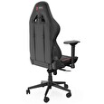 SPC Gear SR600 RD herní židle imitace kůže černočervená