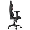 SPC Gear SR600 RD herní židle imitace kůže černočervená