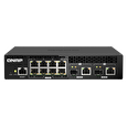QNAP managovatelný switch QSW-M2108R-2C (8x 2,5GbE RJ45 a 2x kombo 10GbE SFP+/RJ-45, malá šířka)