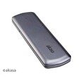 Akasa externí box pro M.2 SATA/NVMe SSD, USB 3.2 Gen 2, 10Gb/s, hliník