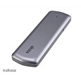 Akasa externí box pro M.2 SATA/NVMe SSD, USB 3.2 Gen 2, 10Gb/s, hliník