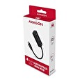 Axagon HUE-M1C, 4x USB 3.2 Gen 1 MINI hub, kovový, kabel USB-C 20cm