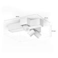 Philips 3bodové zkřížené stropní světlo Centris, Hue White and Color ambiance, 3x5.7W GU10, Bílá