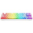 SPC Gear klávesnice GK630K Onyx white Tournament / mechanická / Kailh Red / RGB / kompaktní / US layout / bílá