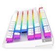 SPC Gear klávesnice GK630K Onyx white Tournament / mechanická / Kailh Red / RGB / kompaktní / US layout / bílá