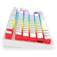 SPC Gear klávesnice GK630K Onyx white Tournament / mechanická / Kailh Red / RGB / kompaktní / US layout / bílá