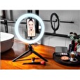 Tracer lampa LED Ring, s mini tripodem