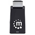 Manhattan adaptér HDMI na VGA, Micro Converter, HDMI Male na VGA Female, audio, černá