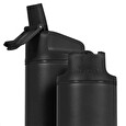 HidrateSpark Steel – chytrá lahev s brčkem, 620 ml, černá