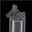 HidrateSpark Steel – chytrá lahev s brčkem, 620 ml, černá