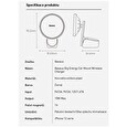 Baseus Big Energy držák s bezdrátovým nabíjením 15W černá (kompatibilní s Apple iPhone 12 Series)