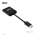 Club3D Video adaptér MST (Multi Stream Transport) DisplayPort 1.4 na DisplayPort 1.4 Dual Monitor 4K60Hz (M/F), černá
