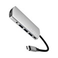Hliníkový FIXED HUB 6IN1 s rozhraním USB-C pro notebooky a tablety
