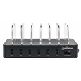 Manhattan USB nabíjecí stanice, 6-Port USB Charging Station, USB-A, černá