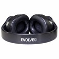 EVOLVEO bezdrátová sluchátka SupremeSound 8EQ, Bluetooth, reproduktor a ekvalizér 2v1, černá