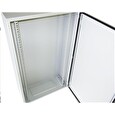 19" venkovní vodotěsný rozvaděč s krytím IP55, 22U, hloubka 250mm, šedý