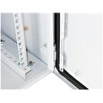19" venkovní vodotěsný rozvaděč s krytím IP55, 22U, hloubka 250mm, šedý