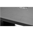LEXI 19" nástěnný rozvaděč Basic 9U, šířka 520mm, hloubka 450mm, skleněné dveře, bez zad, černý