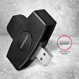 AXAGON CRE-SM5, USB externí PocketReader čtečka kontaktních karet ID card (eObčanka)